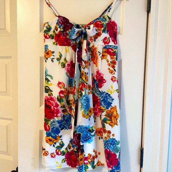 Oleg Cassini floral dress - Picture 1 of 7